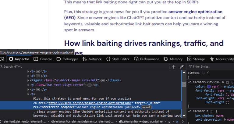 Natural, contextual anchor links Natural, contextual anchor links