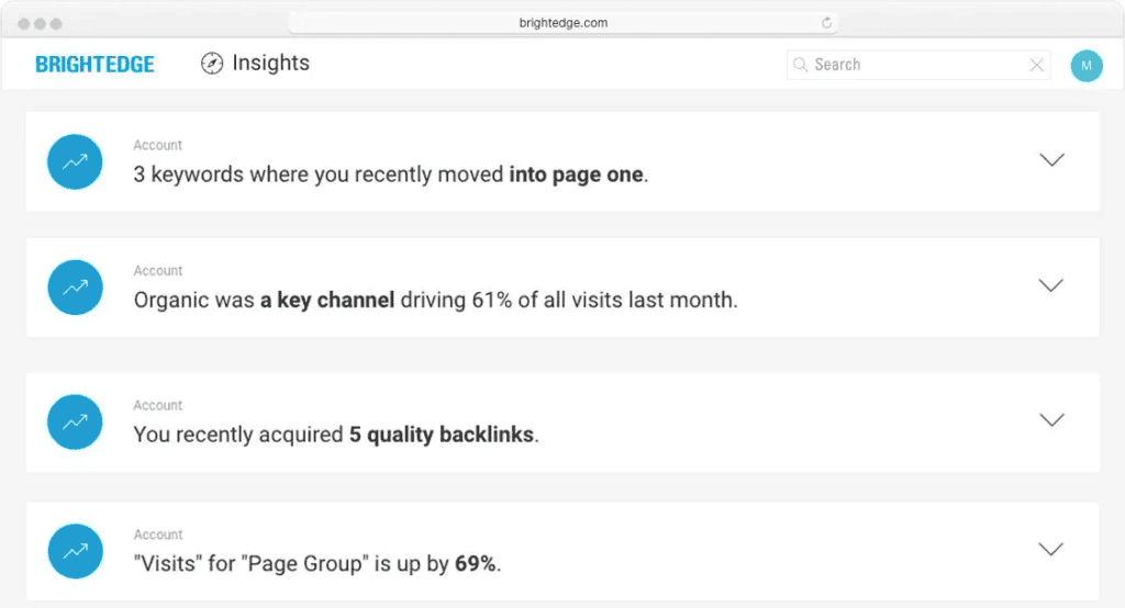 BrightEdge’s insights