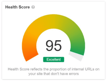 Technical SEO health score Technical SEO health score
