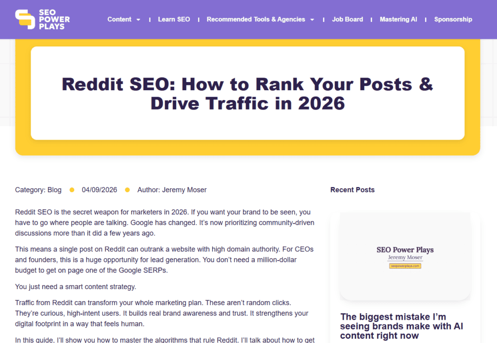 Reddit SEO