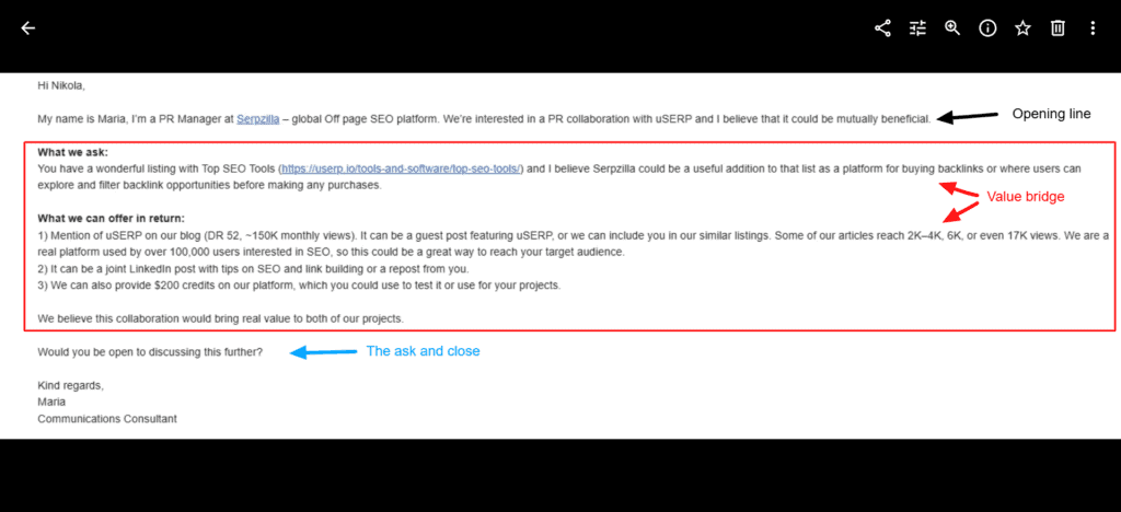 Pitch Example