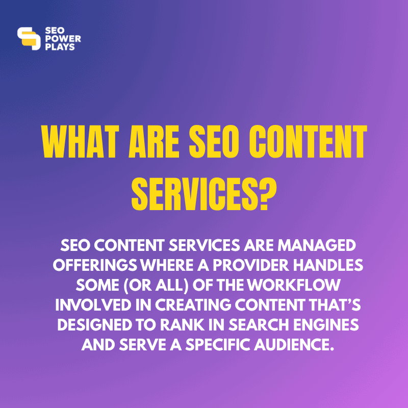 SEO Content Services Definition