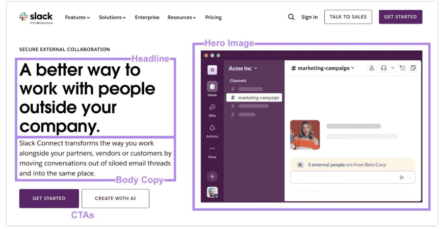 Landing page optimization
